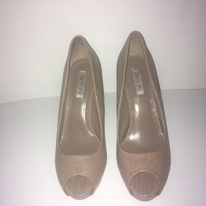 Jennifer Lopez Faux Snake Skin Heels